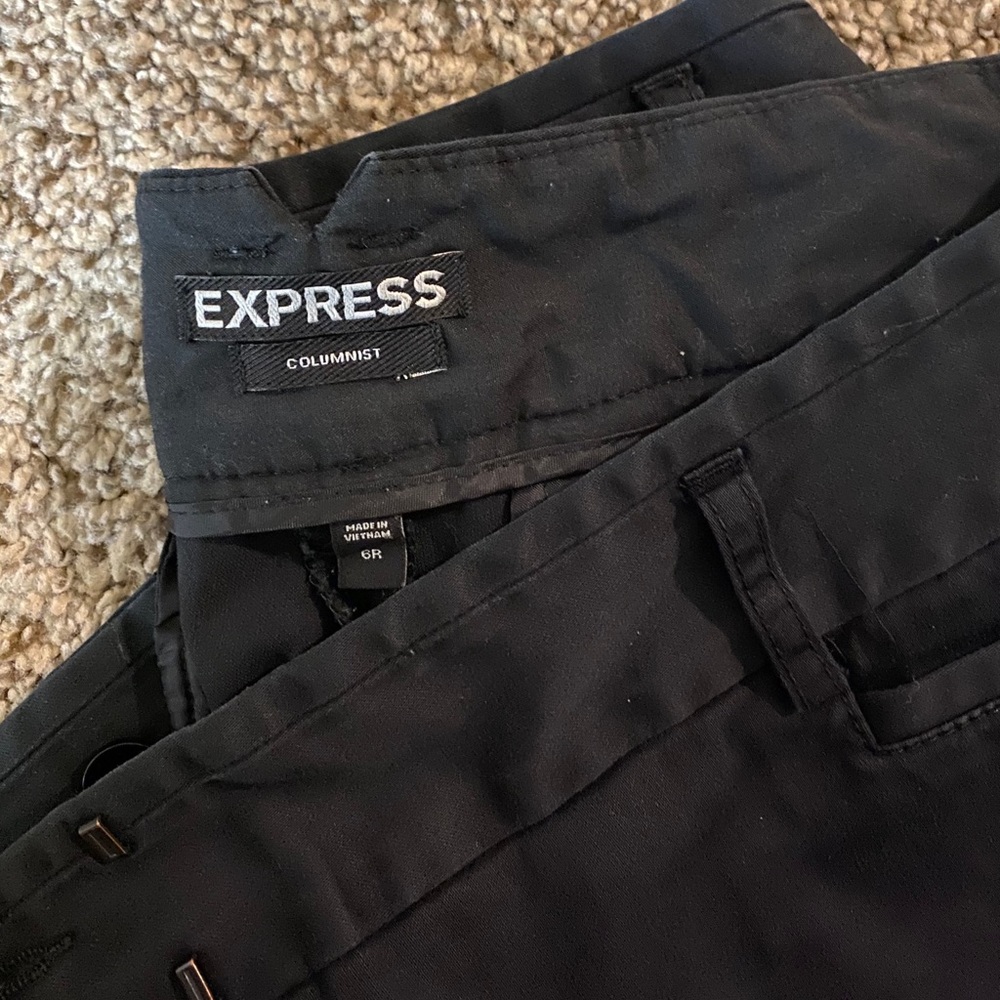 EUC Size 6 Black Express dress pants